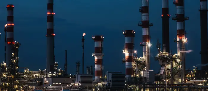Oil and gas plant
